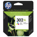 HP 302XL Ink Jet Cartridge TriColor High Capacity - F6U67AE#301