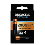 DURACELL - Batterie Alcaline Optimum AA Stilo LR6/MX1500 - 5000394137486 - OPTIMUM-AA